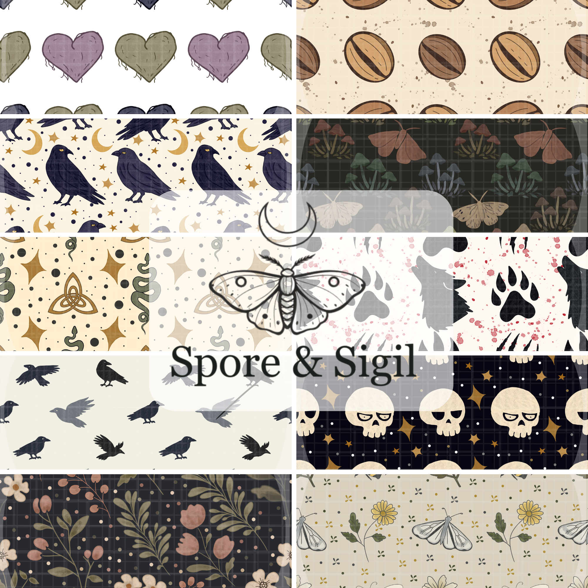 January 2026 Seamless Pattern Bundle